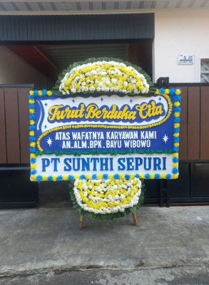 Papan Bunga Duka di Laung Tuhup