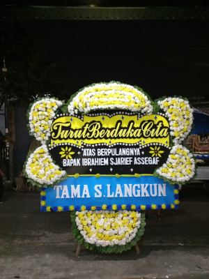 Papan Bunga Duka di Laung Tuhup